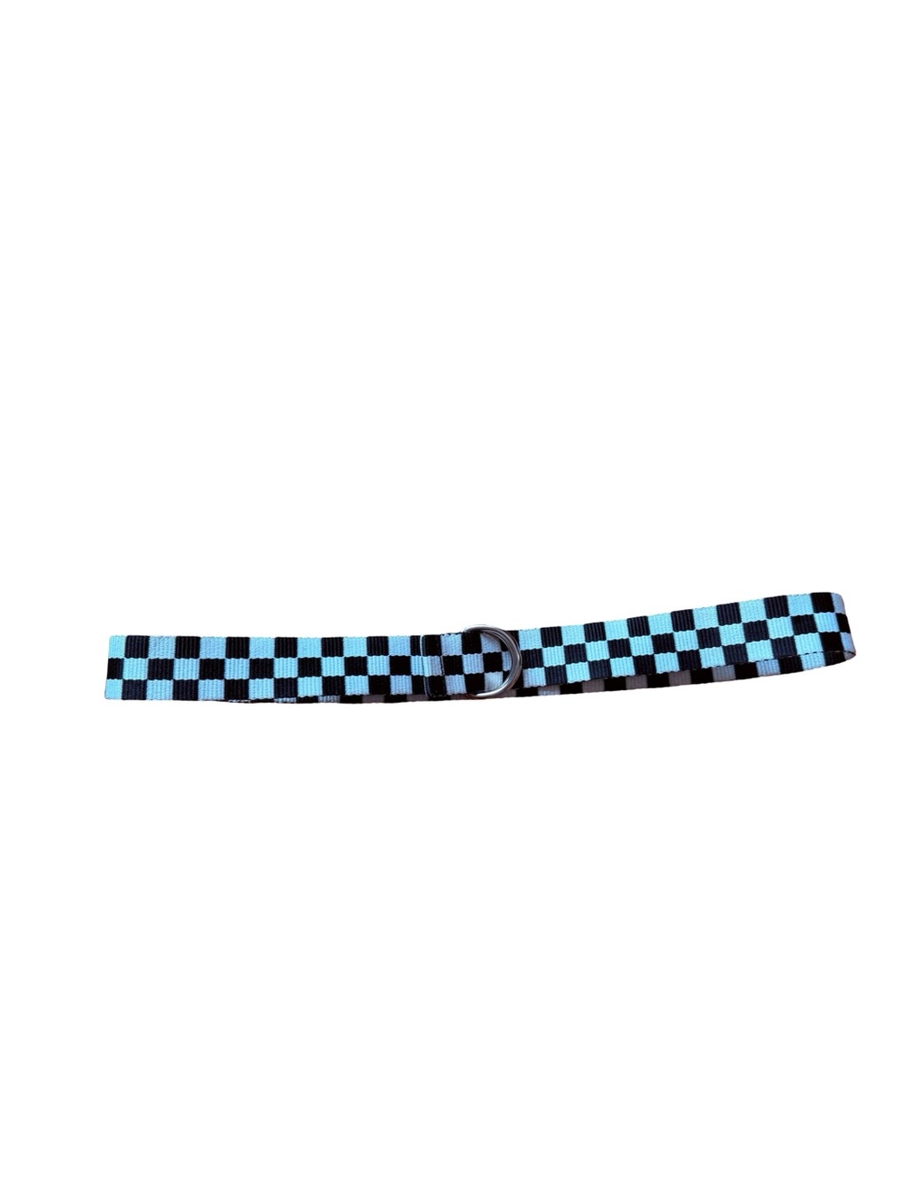 Checkered Double Ring Belt Unisex